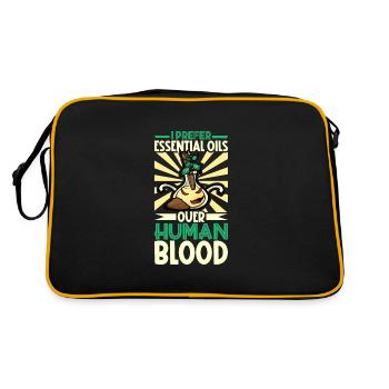 Huiles essentielles pour l’horreur d’Halloween. Essentiel - Sac Retro - noir/or - Dos