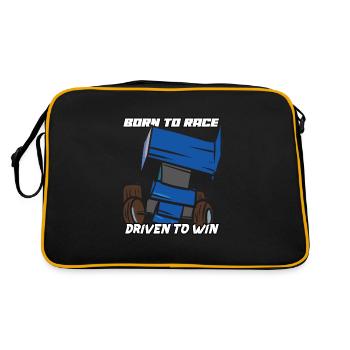 Sprint Car Mom Dirt Track Racing Race Day - Sac Retro - noir/or - Dos