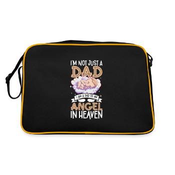infant loss, miscarriage, consciousness, - Retro Bag - black/gold - Back