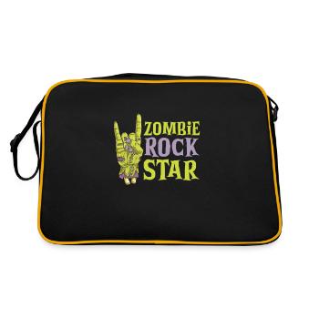 Zombie Rock'n Roll Horror Rock Headbanging Rock - Retro Bag - black/gold - Back
