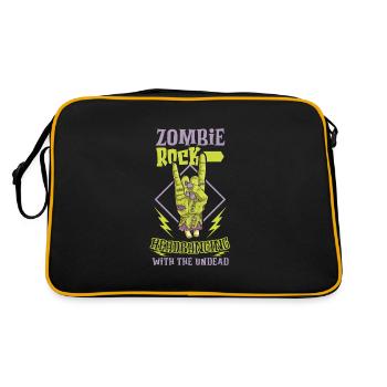 Zombie Rock'n Roll Horror Rock Headbanging Rock - Retro Bag - black/gold - Back