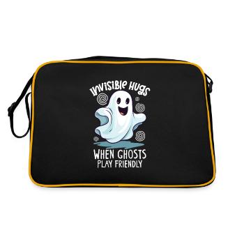Paranormal Research Halloween Ghost Hunter - Retro Bag - black/gold - Back
