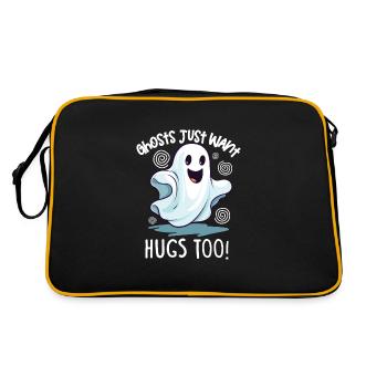 Paranormal Research Halloween Ghost Hunter - Retro Bag - black/gold - Back
