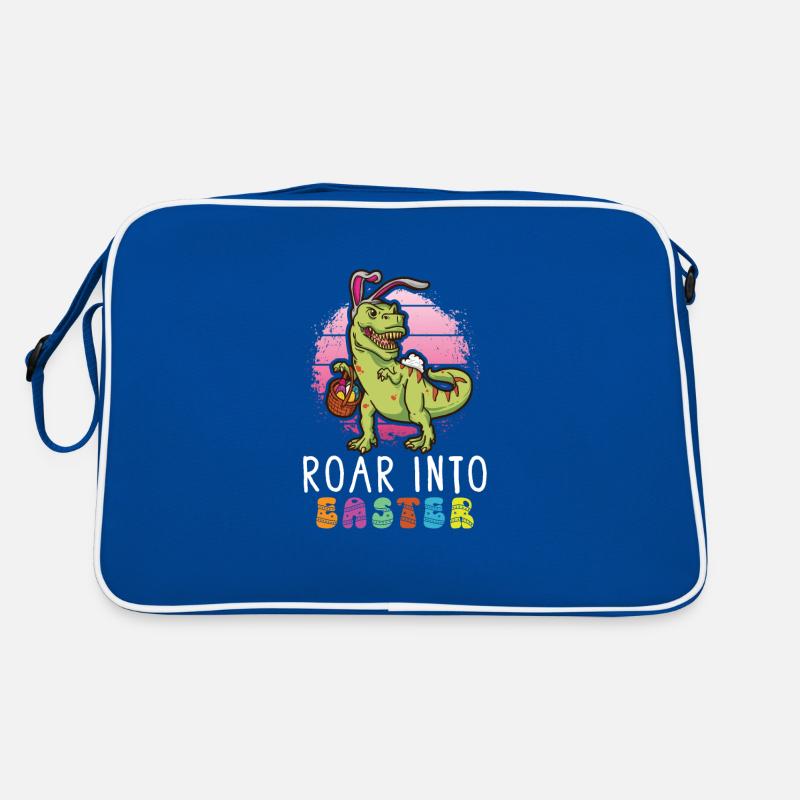 Ostern T-rex Dinosaurier Ostern Lustiger T-rex Retro Tasche