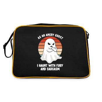 SOS Fantômes Drôles Fantômes Fantômes en colère - Sac Retro - noir/or - Dos