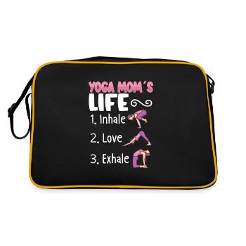 Yoga Maman Vie Yoga Pratique Maternité - Sac Retro - noir/or - Dos