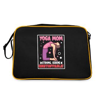 Yoga Maman Vie Yoga Pratique Maternité - Sac Retro - noir/or - Dos