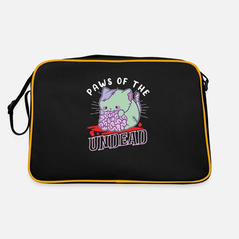 Zombie-katze Untote Kitty Horror Meow Creepy Retro Tasche