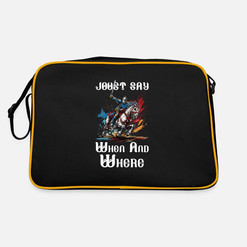Knights Knights Medieval Renaissance Armor Retro Bag