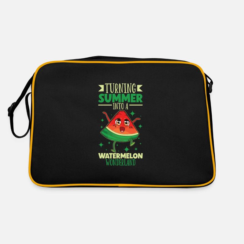 Pastèque Funny Fruit Drôle de dicton Sac Retro