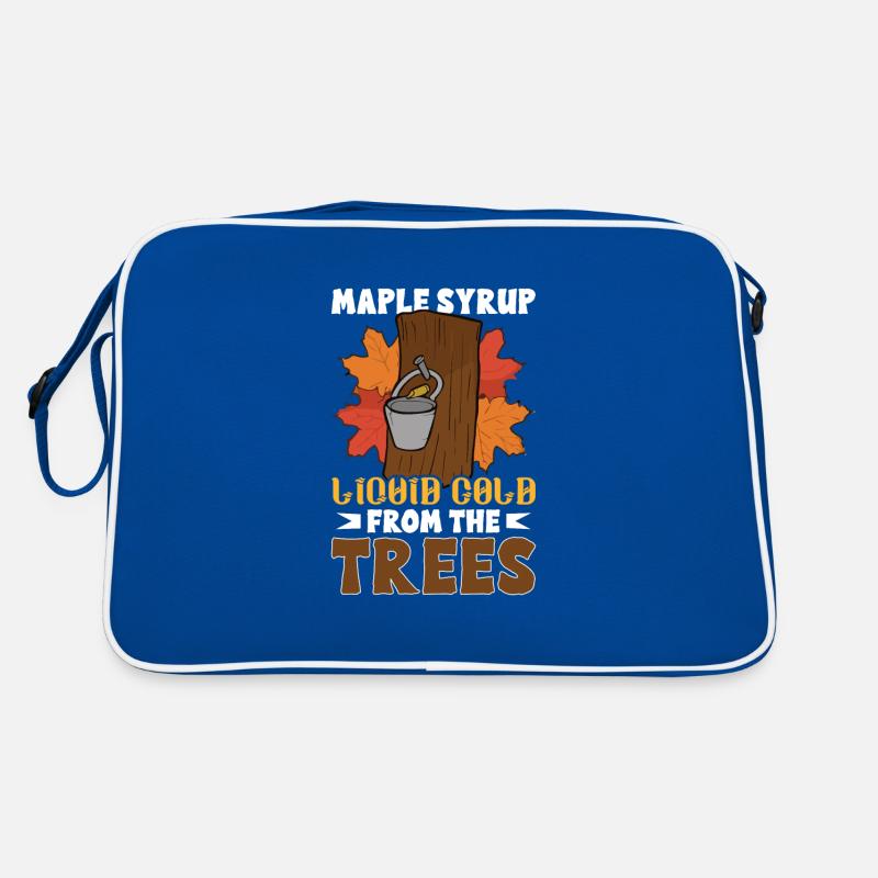 Maple syrup canada tradition and cones Retro Bag