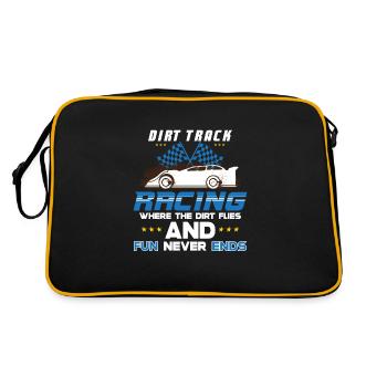 Dirt Track Racing Fast And Dirty Racing Fan Race - Retro Bag - black/gold - Back