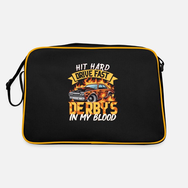 Derby de démonstration Derby de démolition Derby de démolition Sac Retro