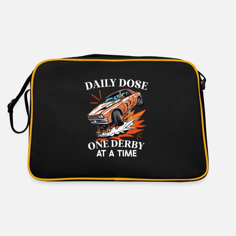 Derby de démonstration Derby de démolition Derby de démolition Sac Retro