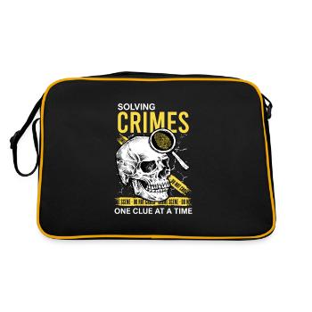 Pathologist, Forensic Expert, Crime Scene Analyst - Retro Bag - black/gold - Back