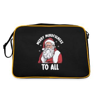 Mental Health Christmas Anti-Christmas - Retro Bag - black/gold - Back