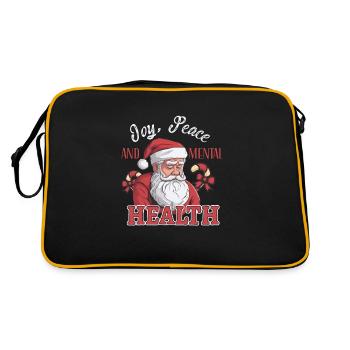 Mental Health Christmas Anti-Christmas - Retro Bag - black/gold - Back