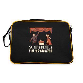 Professeur d’art dramatique Professeur d’art dramatique - Sac Retro - noir/or - Dos