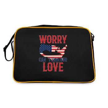 Submariner Submarines Veteran Proud Mom - Retro Bag - black/gold - Back