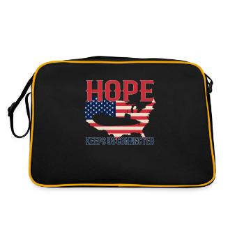 Submariner Submarines Veteran Proud Mom - Retro Bag - black/gold - Back