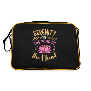 Yoga, Pleine conscience, Pratique, Méditation, Manifestation - Sac Retro - noir/or - Dos