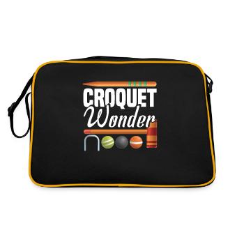 Croquet Maillet Croquet Club Croquet Joueur Croquet - Sac Retro - noir/or - Dos