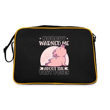 Yoga Mindfulness Practic Meditation Manifestation - Retro Bag - black/gold - Back
