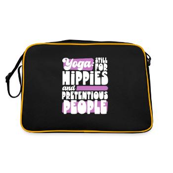 Yoga Mindfulness Practic Meditation Manifestation - Retro Bag - black/gold - Back