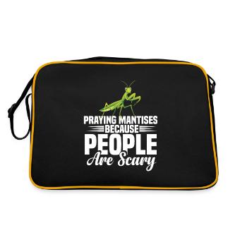 Enclos alimentaire de costume de mante religieuse - Sac Retro - noir/or - Dos