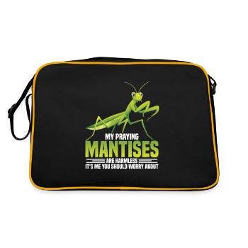 Enclos alimentaire de costume de mante religieuse - Sac Retro - noir/or - Dos