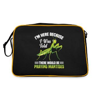 Enclos alimentaire de costume de mante religieuse - Sac Retro - noir/or - Dos