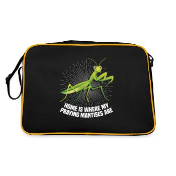 Enclos alimentaire de costume de mante religieuse - Sac Retro - noir/or - Dos