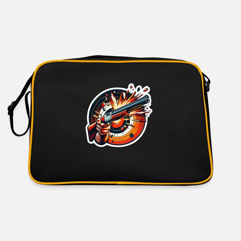 Clay Pigeon Shooting Clay Pigeon Shooting Shooting Retro Bag