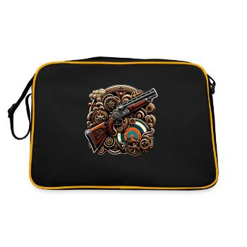 Tir au pigeon d’argile Tir au pigeon d’argile - Sac Retro - noir/or - Dos