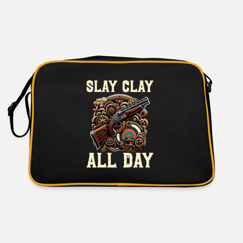 Clay Pigeon Shooting Clay Pigeon Shooting Shooting Retro Bag