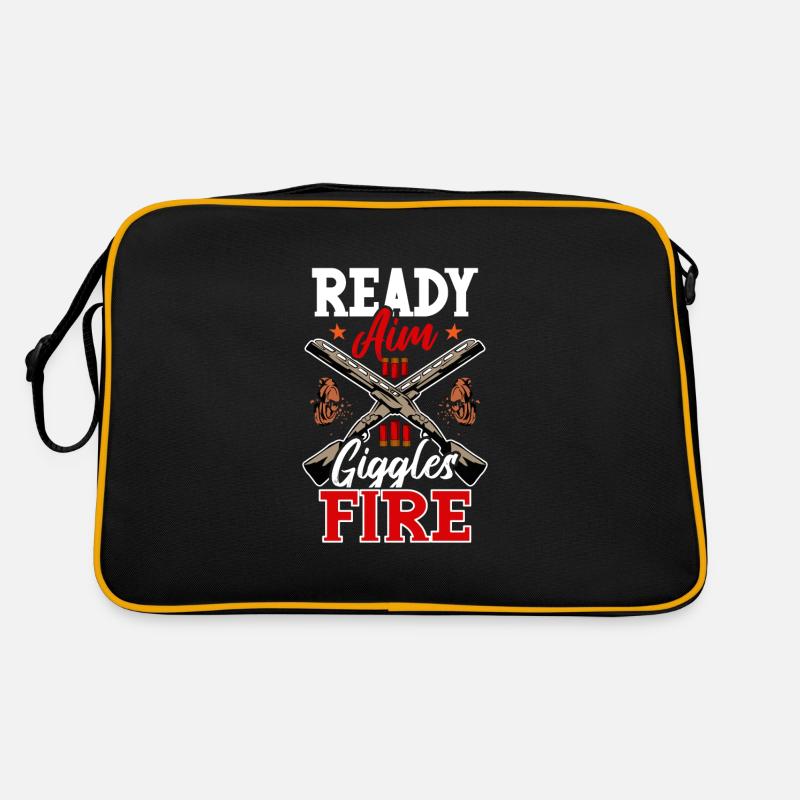 Clay Pigeon Shooting Clay Pigeon Shooting Shooting Retro Bag