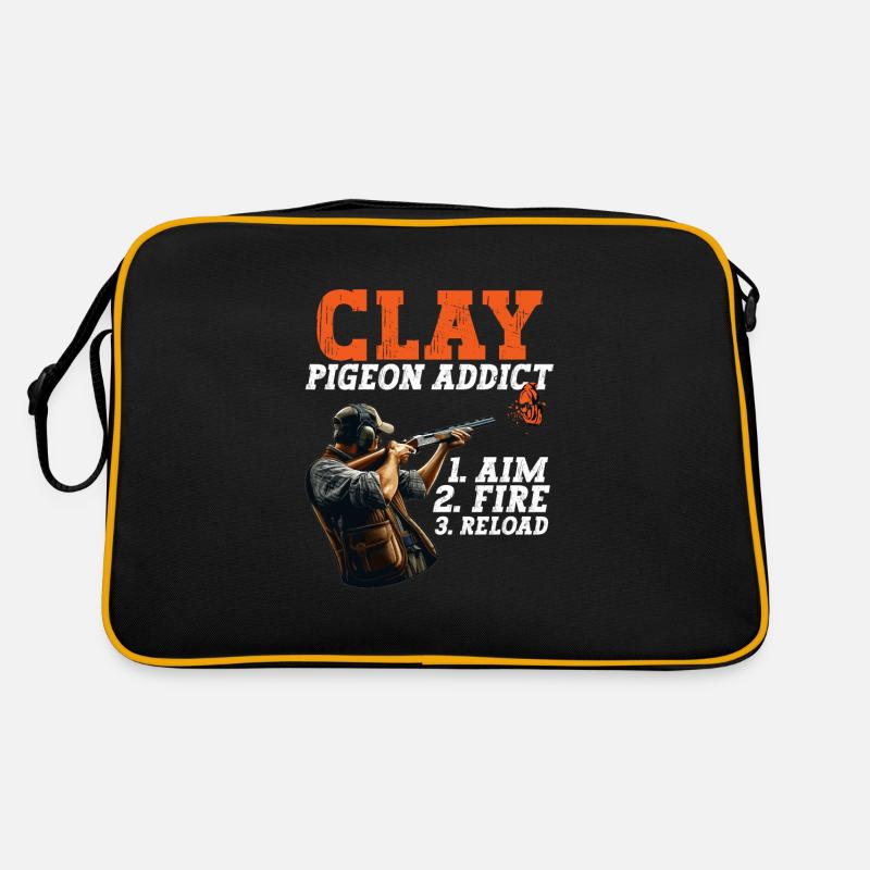 Clay Pigeon Shooting Clay Pigeon Shooting Shooting Retro Bag