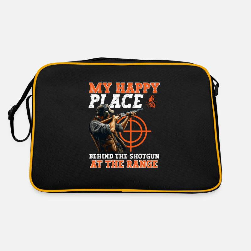 Clay Pigeon Shooting Clay Pigeon Shooting Shooting Retro Bag