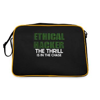 Ethical Hacking Analyst Ethical Cyber Security - Retro Bag - black/gold - Back