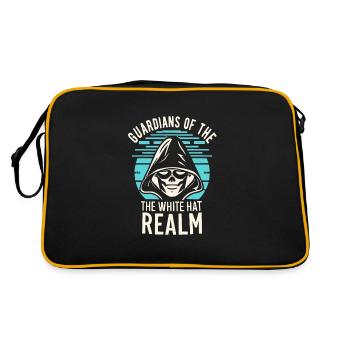 Ethical Hacking Analyst Ethical Cyber Security - Retro Bag - black/gold - Back