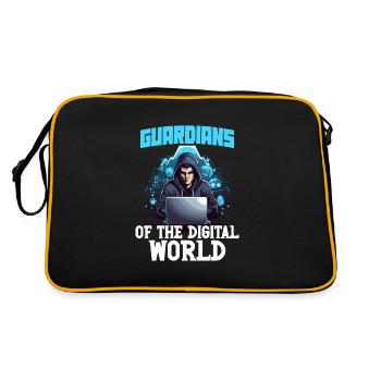 Ethical Hacking Analyst Ethical Cyber Security - Retro Bag - black/gold - Back