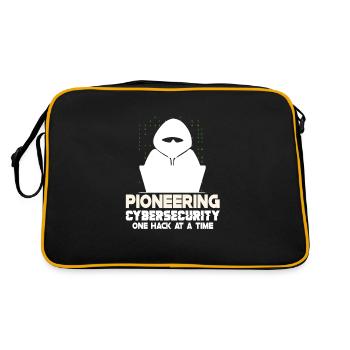 Ethical Hacking Analyst Ethical Cyber Security - Retro Bag - black/gold - Back