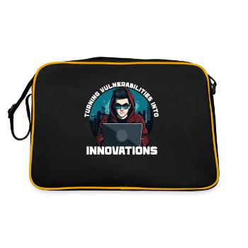 Ethical Hacking Analyst Ethical Cyber Security - Retro Bag - black/gold - Back