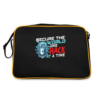 Ethical Hacking Analyst Ethical Cyber Security - Retro Bag - black/gold - Back