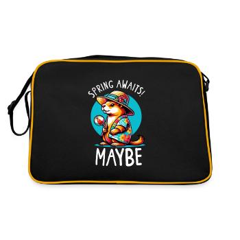 Amateurs du jour de la marmotte 2024, 2 février - Sac Retro - noir/or - Dos