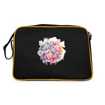 Philately Philatelist Stamp Collecting - Retro Bag - black/gold - Back