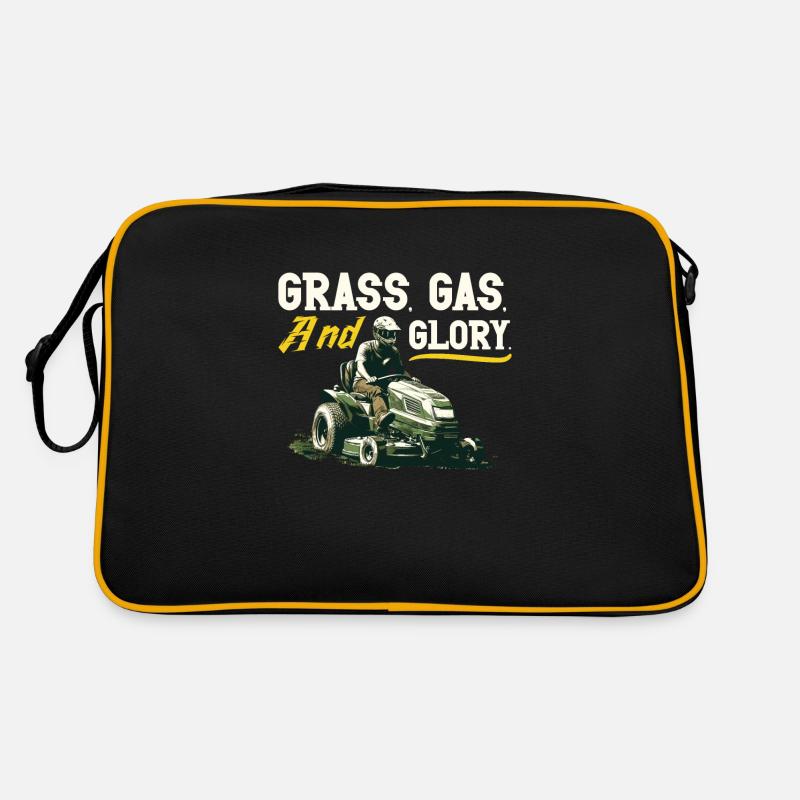 Tondeuse à gazon Tondeuse à gazon de course Tondeuse à gazon de course Sac Retro