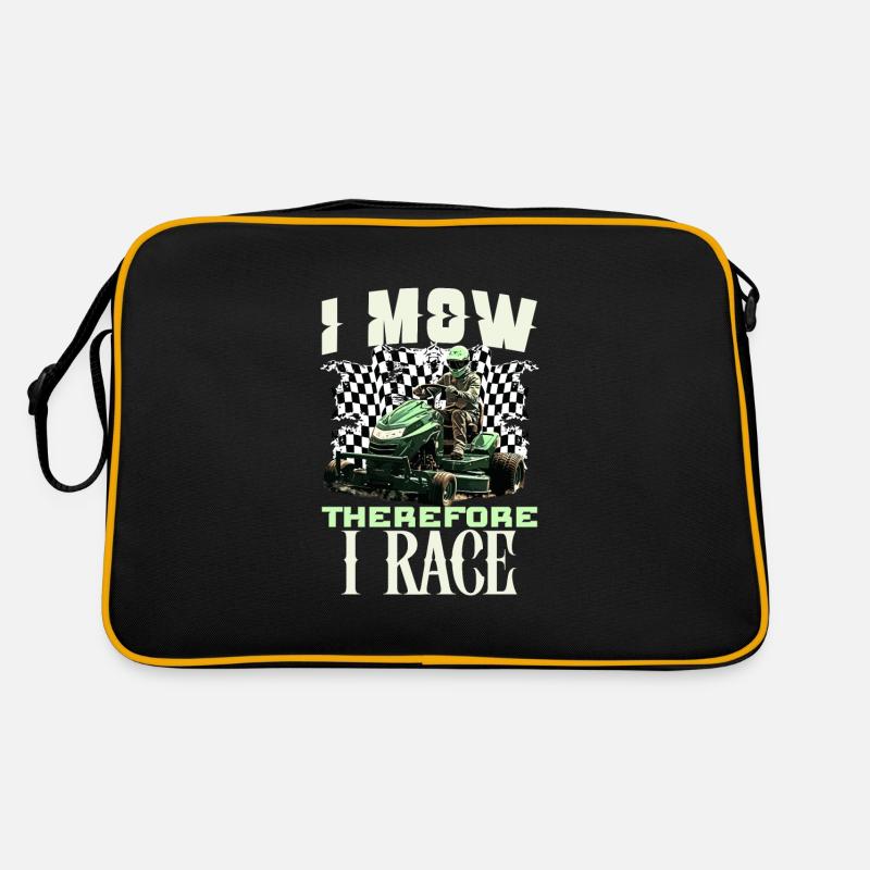 Tondeuse à gazon Tondeuse à gazon de course Tondeuse à gazon de course Sac Retro