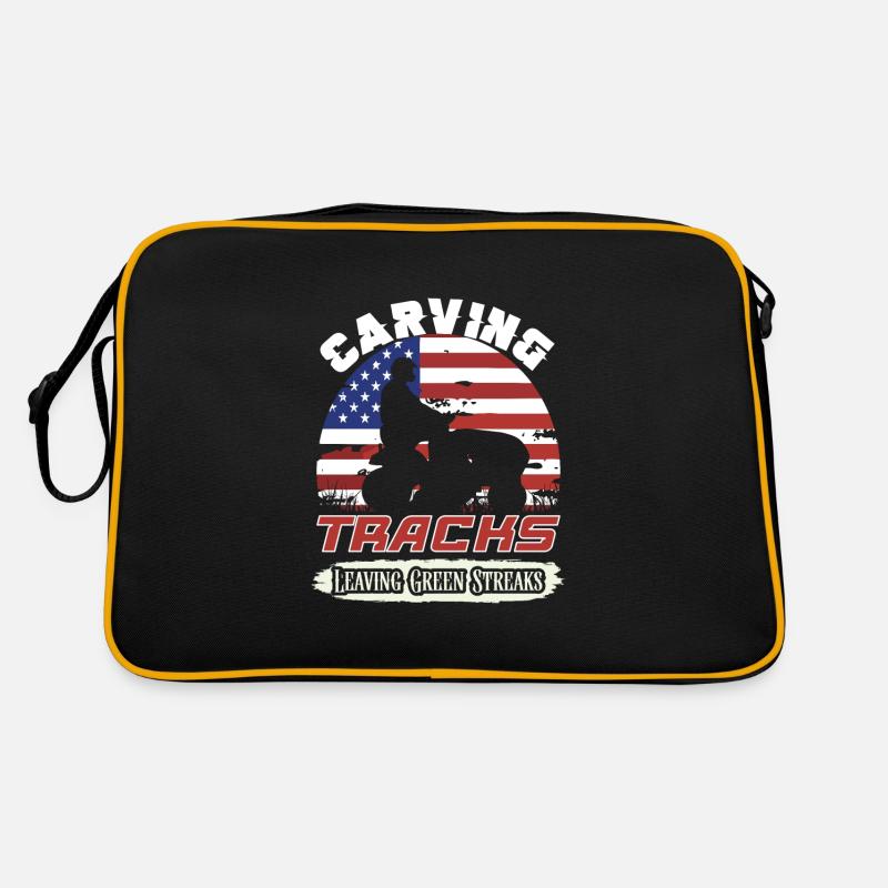 Tondeuse à gazon Tondeuse à gazon de course Tondeuse à gazon de course Sac Retro