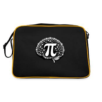 Funny Pi Day 2024 3.14 Pi Number Symbol Math - Retro Bag - black/gold - Back